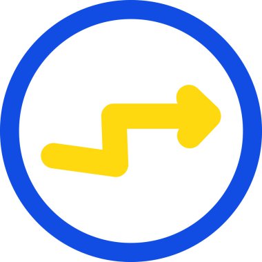 Ok. Web simgesi basit illüstrasyon