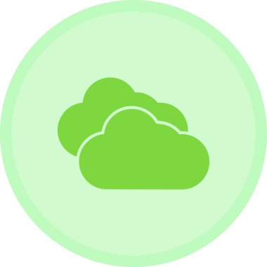 bulut hesaplama simgesi, vektör illüstrasyonu