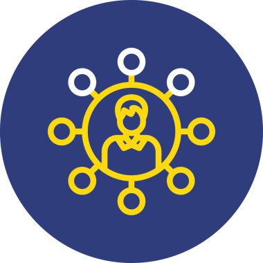 seo modern simgesinin vektör illüstrasyonu