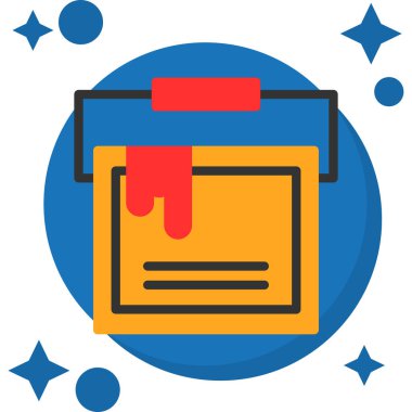 Pano. Web simgesi basit illüstrasyon