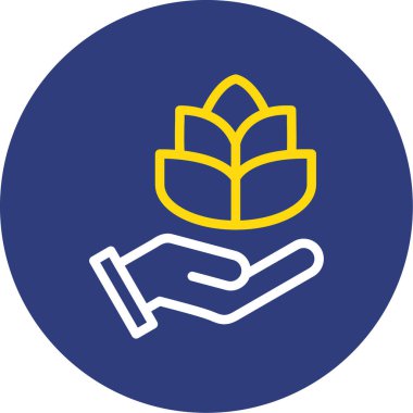 Resimli el hediye kutusu veriyor.