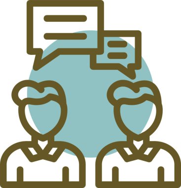 İletişim. Web simgesi basit illüstrasyon