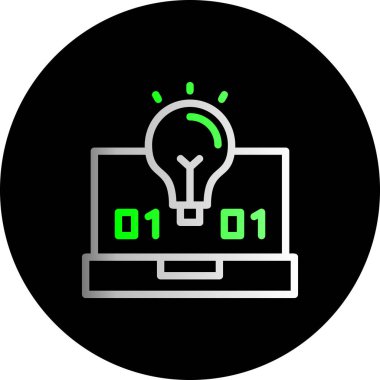 Fikir simgesi vektör illüstrasyonu