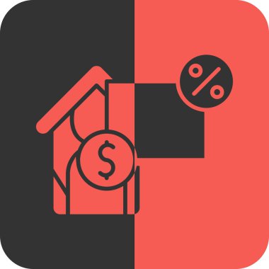 Düz stil emlak simgesi