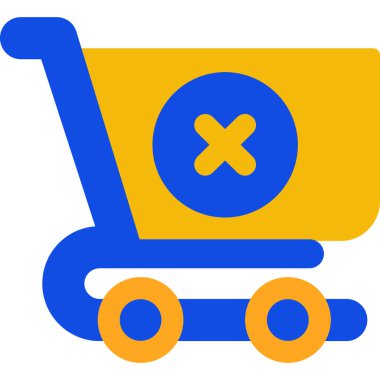 El arabası. Web simgesi basit tasarım