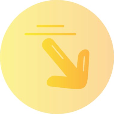 Ok. Web simgesi basit illüstrasyon