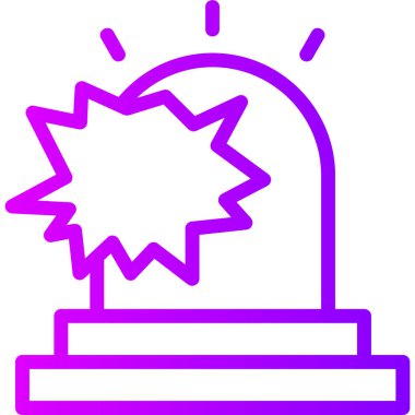 patlama modern simge, vektör illüstrasyonu