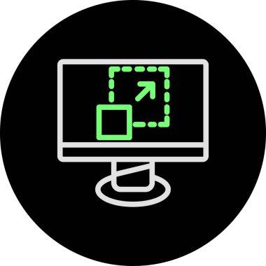 bilgisayar simgesi, vektör illüstrasyonu