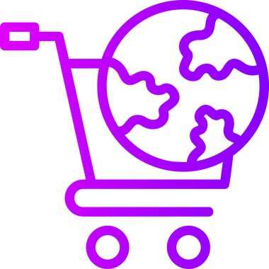 Alışveriş arabası. Basit tasarım