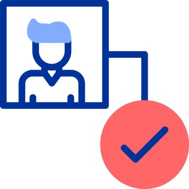 Dizüstü bilgisayarı olan bir adamın vektör çizimi