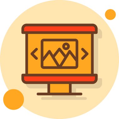 iş web simgesi basit illüstrasyon