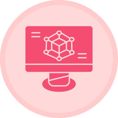 bilgisayar simgesi vektör illüstrasyonu