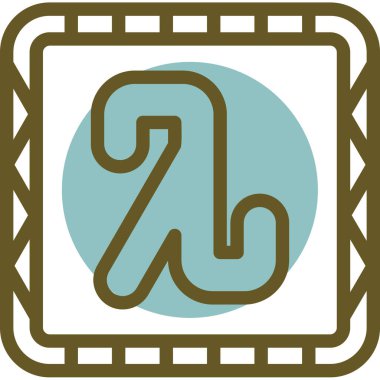 Bir burç işaretinin karikatür arkaplanının vektör çizimi