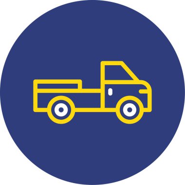 - Araba. Web simgesi basit illüstrasyon