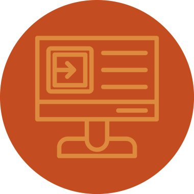 Seo simgesinin vektör illüstrasyonu