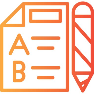 belge simgesi vektör illüstrasyonu