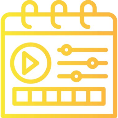 Ses. Web simgesi basit illüstrasyon