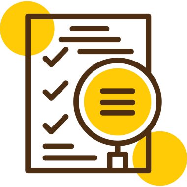 Sözleşme. Web simgesi basit illüstrasyon