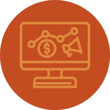 seo modern simgesinin vektör illüstrasyonu