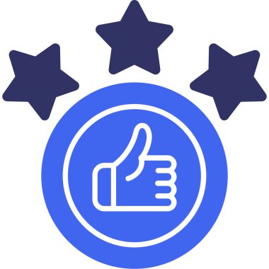 başparmak yukarı simgesi, vektör illüstrasyonu