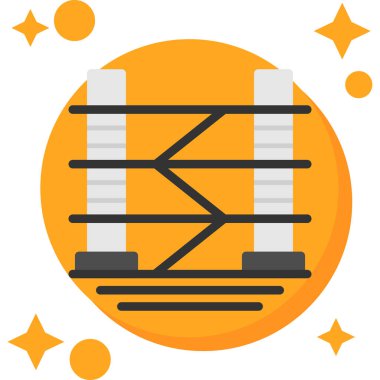 Modern bir simgenin vektör illüstrasyonu