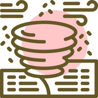 Bir kitap simgesinin vektör illüstrasyonu