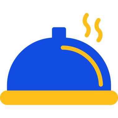 Yemek. Web simgesi basit illüstrasyon