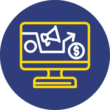 ekranı izle. Basit illüstrasyon