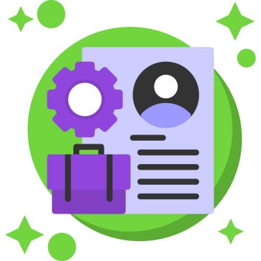 Belge. Web simgesi basit illüstrasyon