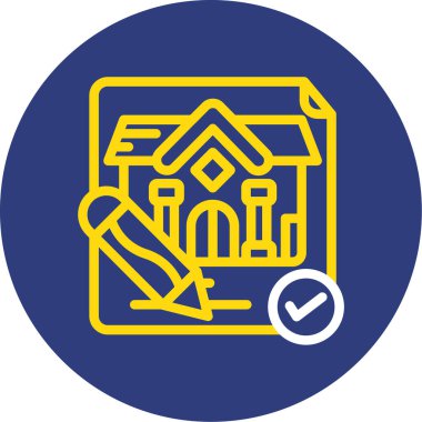 Modern simgenin vektör illüstrasyonu