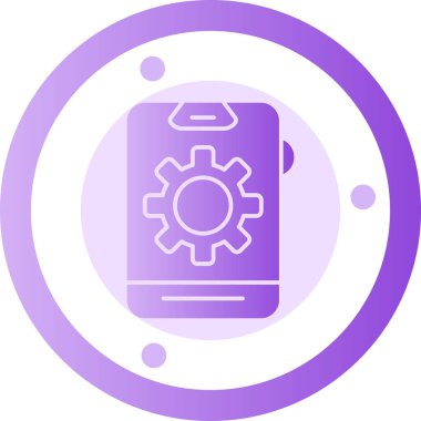 vektör ayarı simgesi, vektör illüstrasyonu