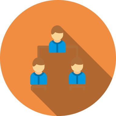 Toplantı simgesi. Düz tasarım