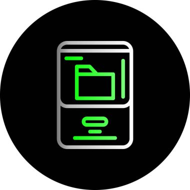 seo modern simgesinin vektör illüstrasyonu