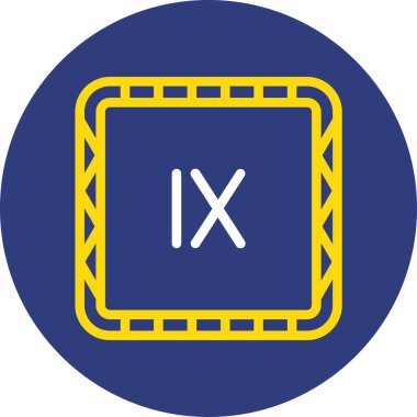 x harfi simge vektör illüstrasyonu