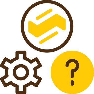 soru işareti simgesi, vektör illüstrasyonu