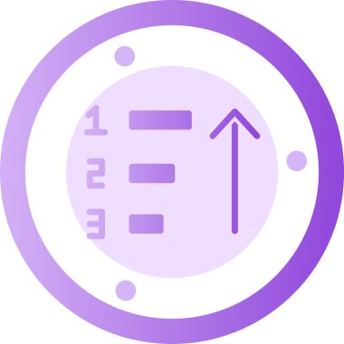 Bir saatin tek renk simgesinin vektör illüstrasyonu