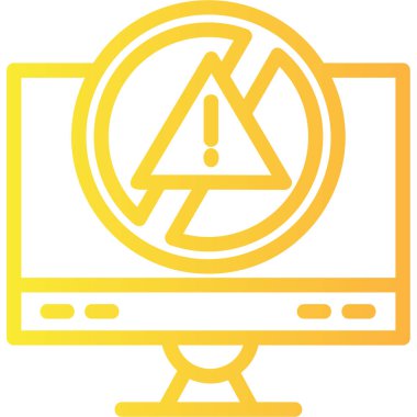 vektör lcd simgesi illüstrasyonu