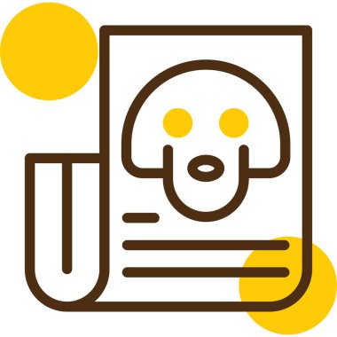 Şirin bir köpeğin vektör çizimi