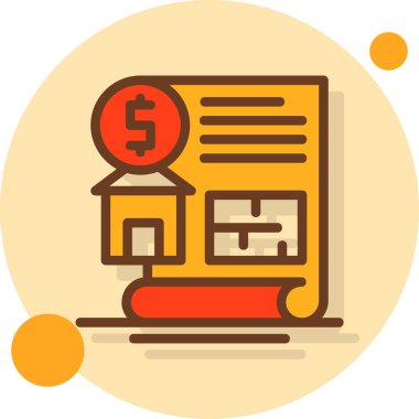 işletme finans bürosu simgesi düz stil