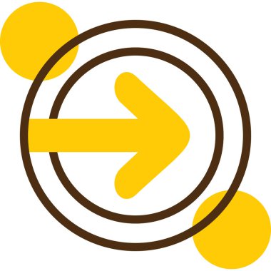 ok simgesi vektör illüstrasyonu