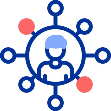 avatar. Web simgesi basit illüstrasyon