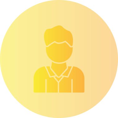 man simgesi vektör illüstrasyonu