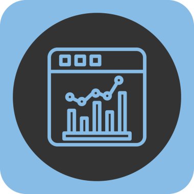 vektör pasta çizelgesi simgesi