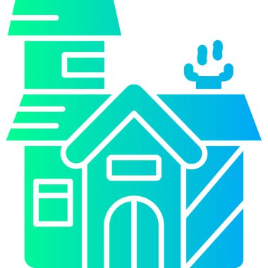 bina simgesi, vektör illüstrasyonu