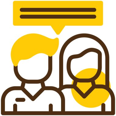 Müşteri hizmetleri ikonu. Beyaz arkaplanda izole edilmiş web tasarımı için basit bir müşteri servis vektör simgesi çizimi