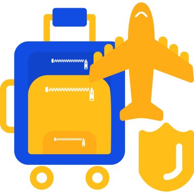 Bagaj valizi seyahat simgesi