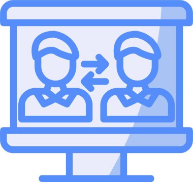 dış hat biçiminde çağrı destek simgesi