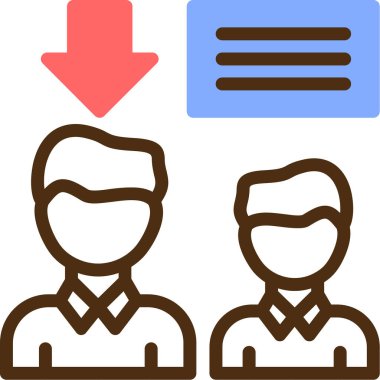 Müşteri servisi. Basit resimleme