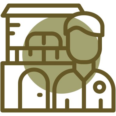 filedoutline biçiminde mimari mimari yapı simgesi