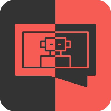 Sohbet simgesi vektör illüstrasyonu